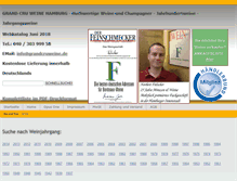 Tablet Screenshot of grandcruweine.de